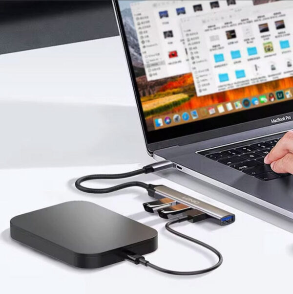 ADAPDATEUR USB-C Hub 4 en 1 – Image 7