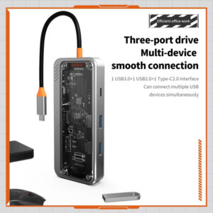 USB C Hub 8 en 1
