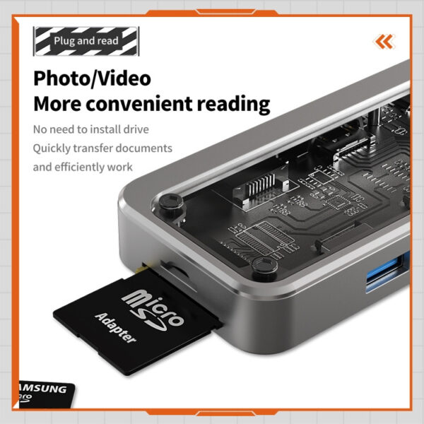 USB C Hub 8 en 1 – Image 4